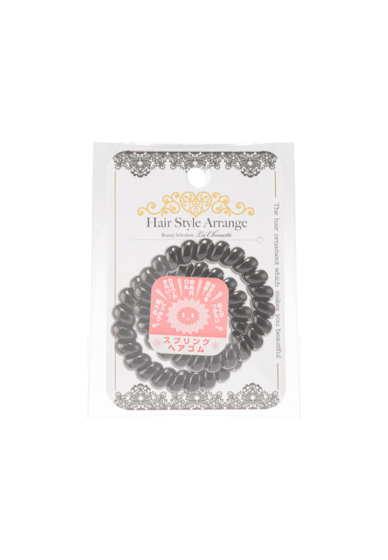 Guppy Guppy Spring Hair Gum 2pieceBlack