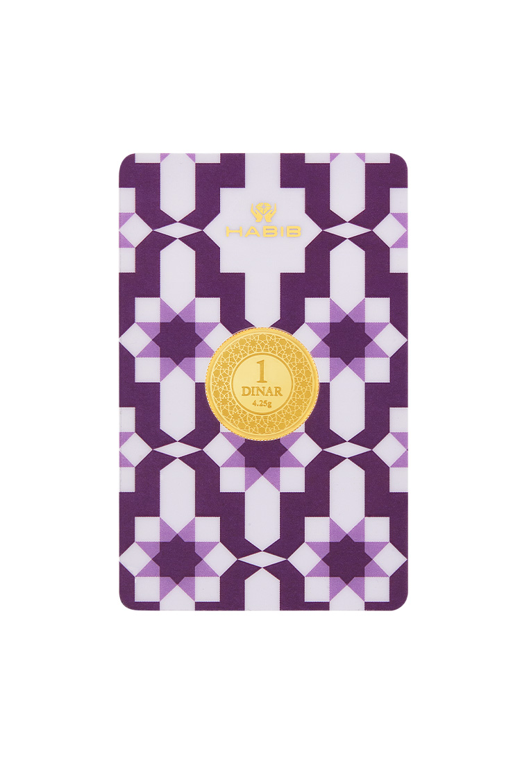 HABIB HABIB 1 Dinar 4.25g 999.9 Gold (Purple)