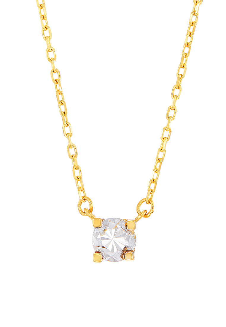 HABIB HABIB Oro Italia 916 Yellow and White Gold Necklace GC27560422(5YW)-BI (22K Gold)