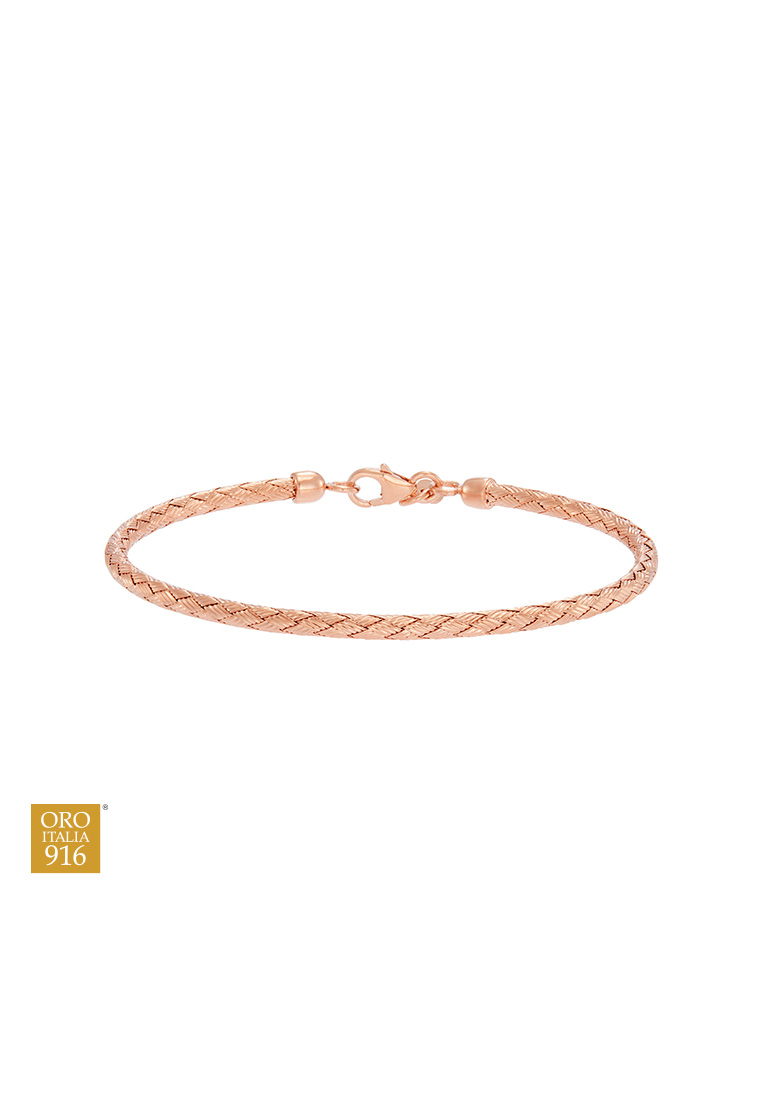 HABIB HABIB Oro Italia 916 Rose Gold Bangle GB94211125(2.5R) (22K Gold)