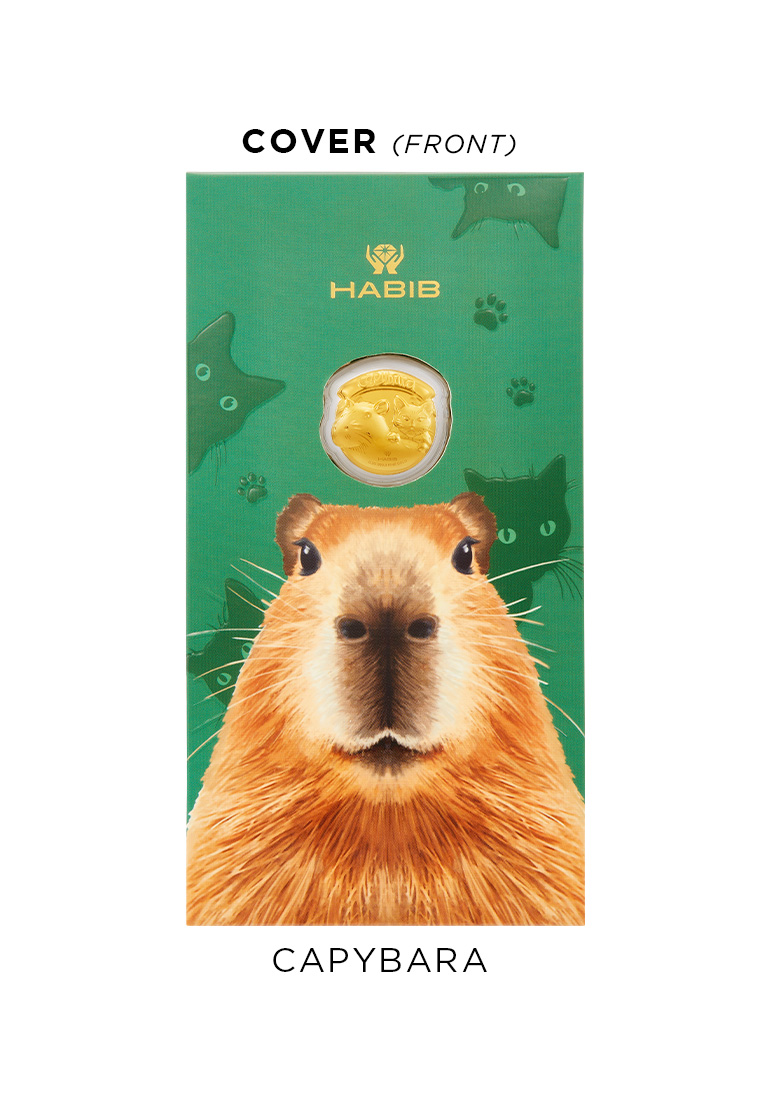 HABIB HABIB x Zoo Negara Collection (Capybara) | 999.9 Gold Wafer (0.20g)