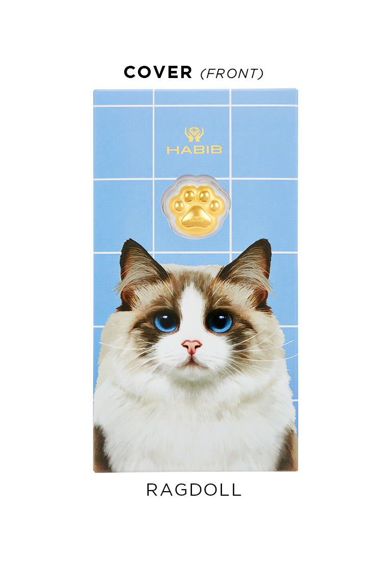 HABIB HABIB Cat Collection (Ragdoll) | 999.9 Gold Wafer (0.20g)