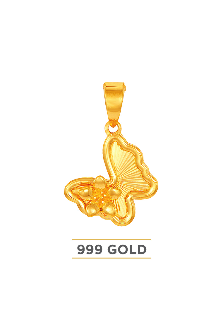 HABIB HABIB 999/24K Yellow Gold Pendant 9GP00121024