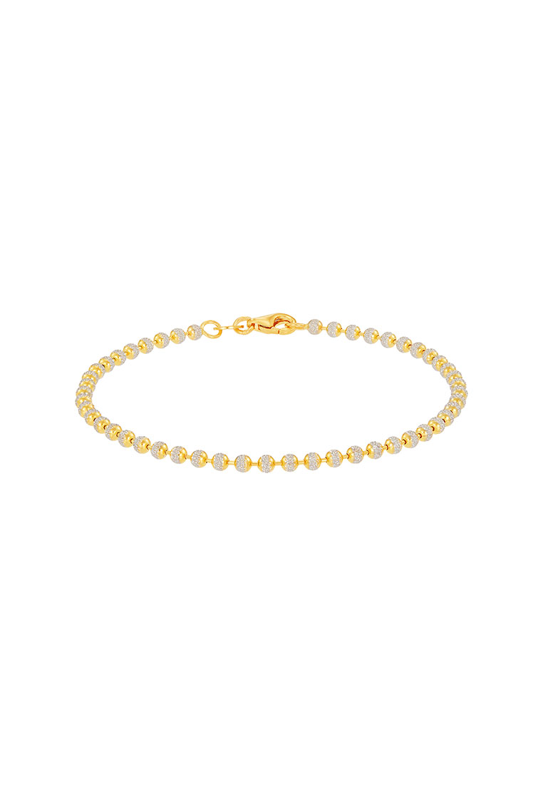 HABIB HABIB BEADS PLANET | Oro Italia 916 Yellow and White Gold Bracelet GW49830524(250YW)-BI