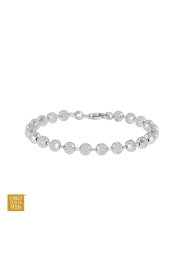 HABIB HABIB Oro Italia 916 White Gold Bracelet GW31670326(500W) (22K Gold)