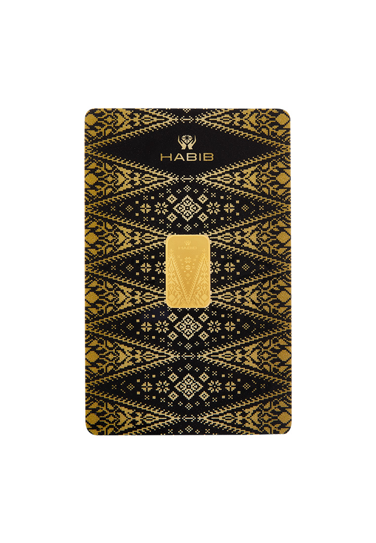 HABIB HABIB 2.5g 999.9 Gold Bar (Songket Collection)  - Manufactured by LBMA Goods Delivery Refiner