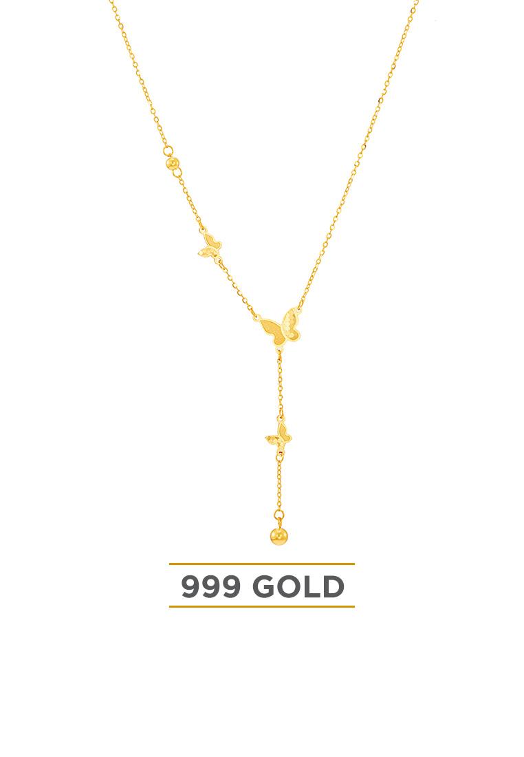 HABIB HABIB 999/24K Yellow Gold Necklace 24XFYN040624
