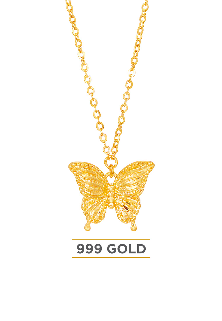HABIB HABIB 999/24K Yellow Gold Necklace WWGC1370524
