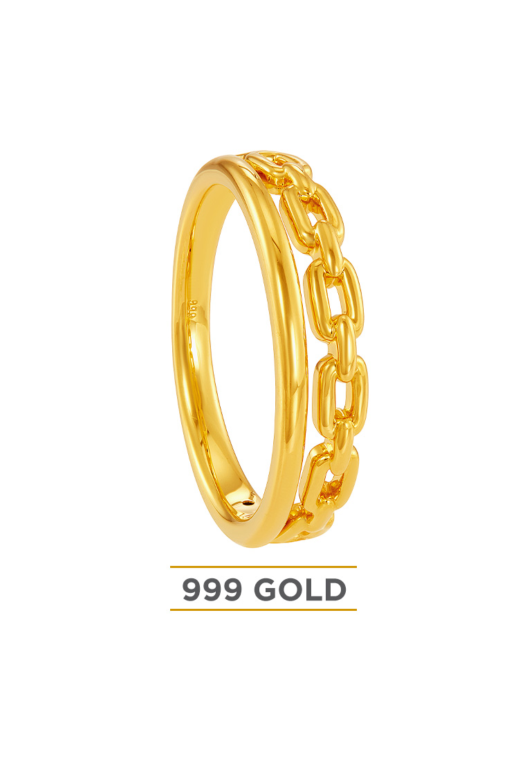 HABIB HABIB 999/24K Yellow Gold Ring 9200085Y