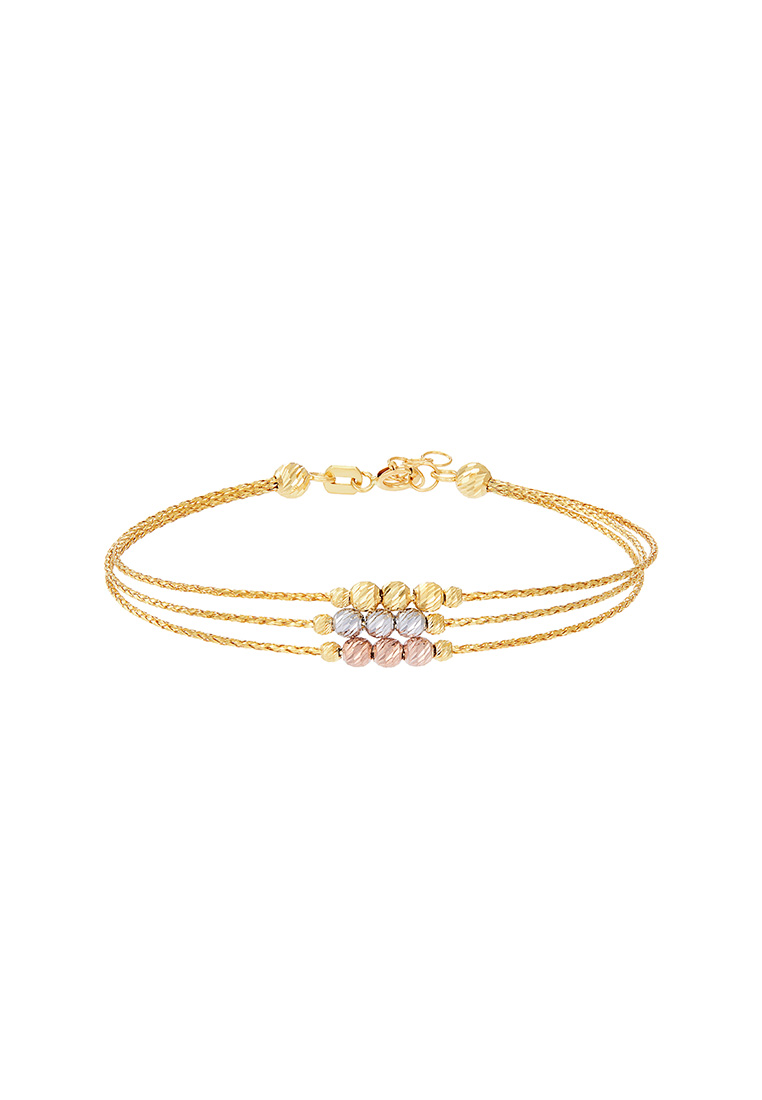 HABIB HABIB 585/14K Yellow, White and Rose Gold Bracelet 714-BR 3FC01-L