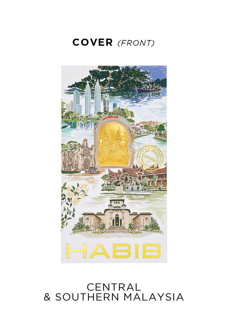 HABIB HABIB MY Jejak Collection (Central & Southern Malaysia) | 999.9 Gold Wafer (0.20g)
