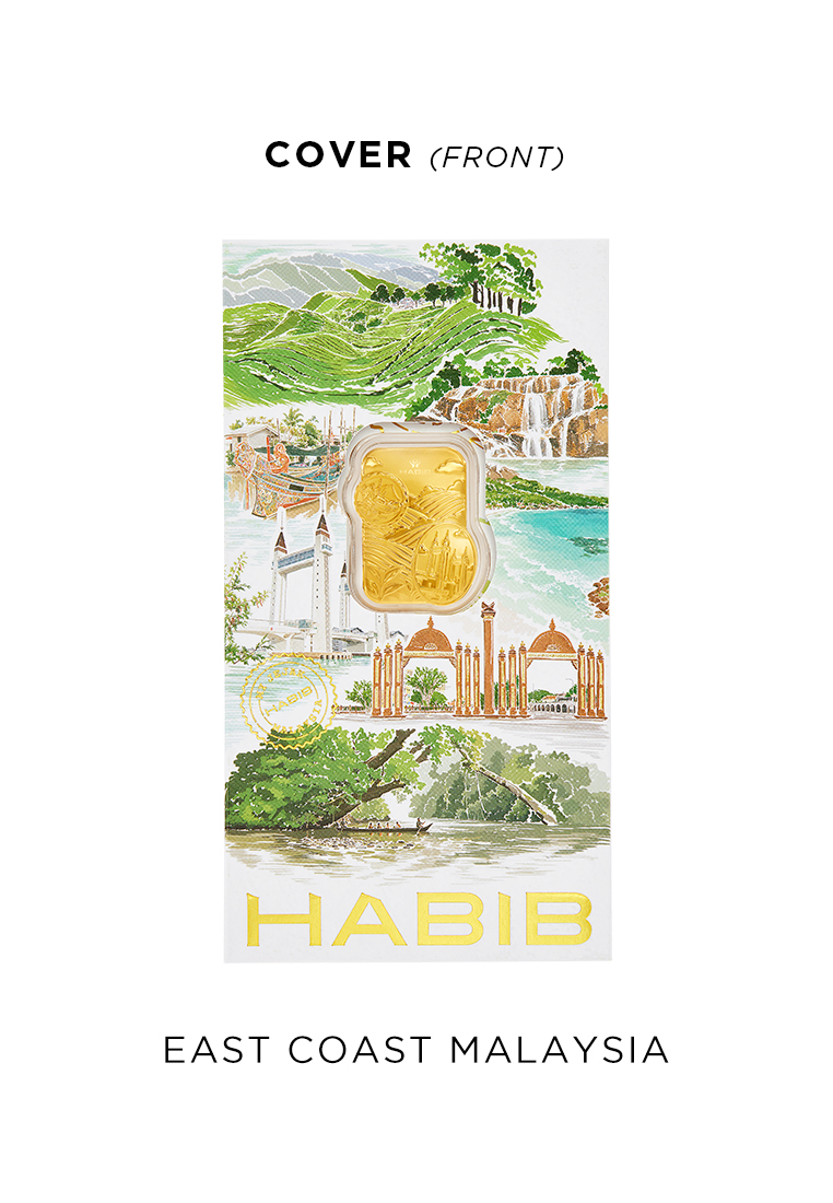 HABIB HABIB MY Jejak Collection (East Coast Malaysia) | 999.9 Gold Wafer (0.20g)
