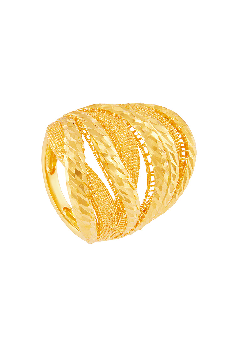 HABIB HABIB 916/22K Yellow Gold Ring SGR U 310B1224(A1)