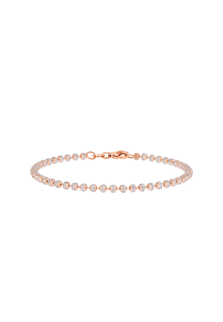 HABIB HABIB BEADS PLANET | Oro Italia 916 Rose and White Gold Bracelet GW49831124(250RW)-BI (22K Gol