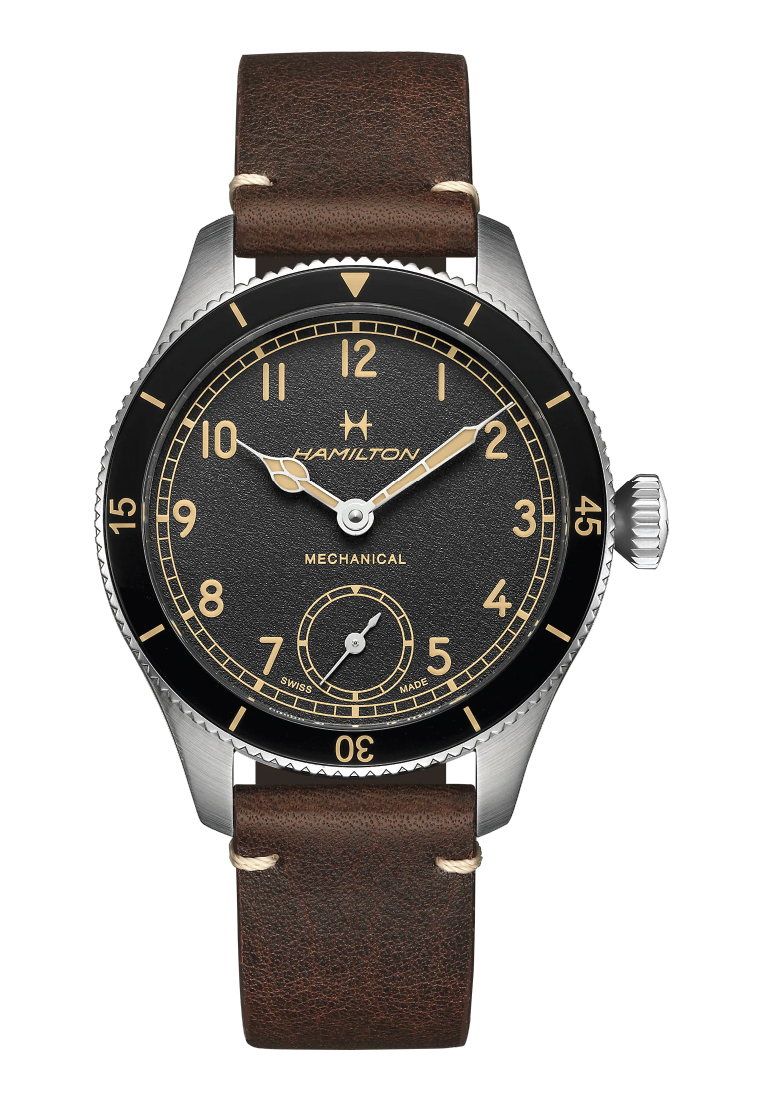 Hamilton Hamilton Khaki Aviation Pilot Pioneer Leather Men Watch H76719530