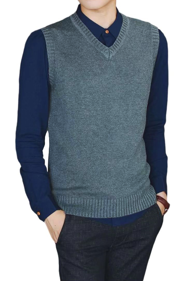 HAPPY FRIDAYS V-neck Casual Vest XH2019