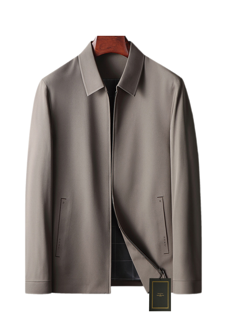 HAPPY FRIDAYS Lapel Workwear Zipper Jacket WK-FT8868