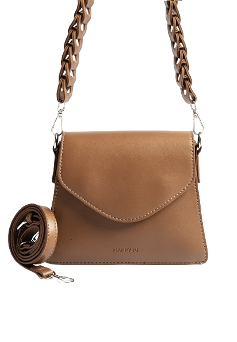Happy2U Nelly Chain Structured Bag