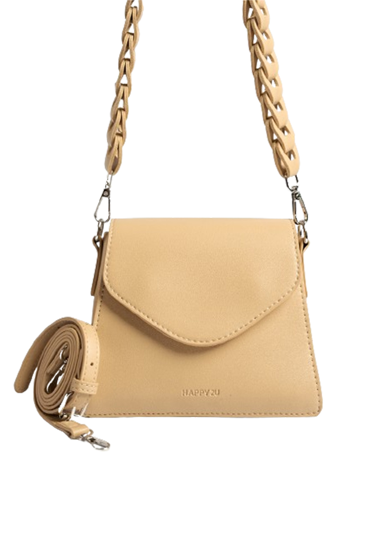 Happy2U Nelly Chain Structured Bag