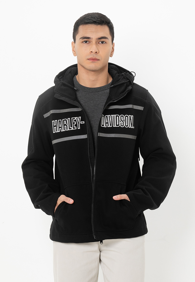 Harley-Davidson H-D® Trenton Deflector 2.0 Hooded Riding Fleece