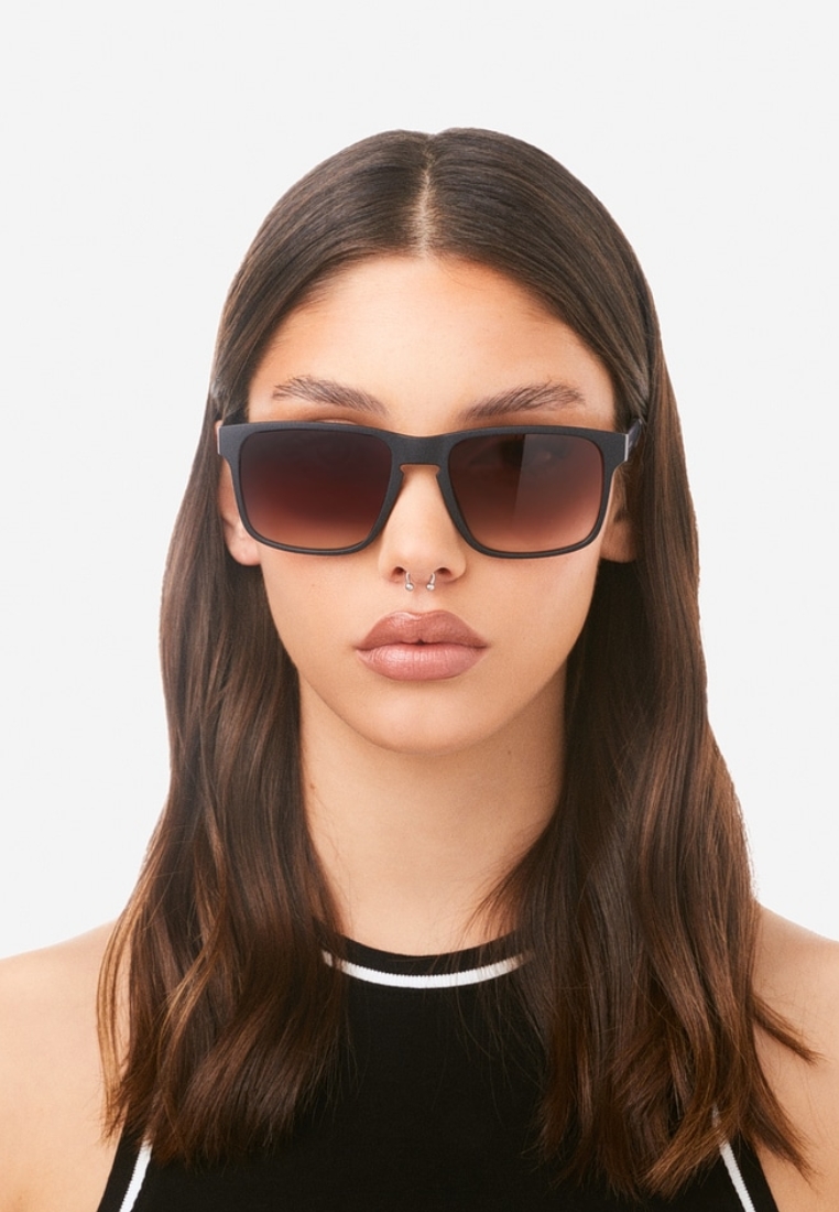 Hawkers Metal Black Smoky Brown Peak Sunglasses For Men And Women. Unisex. Official Product designed