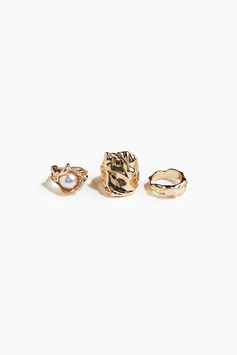 H&M 3-pack rings
