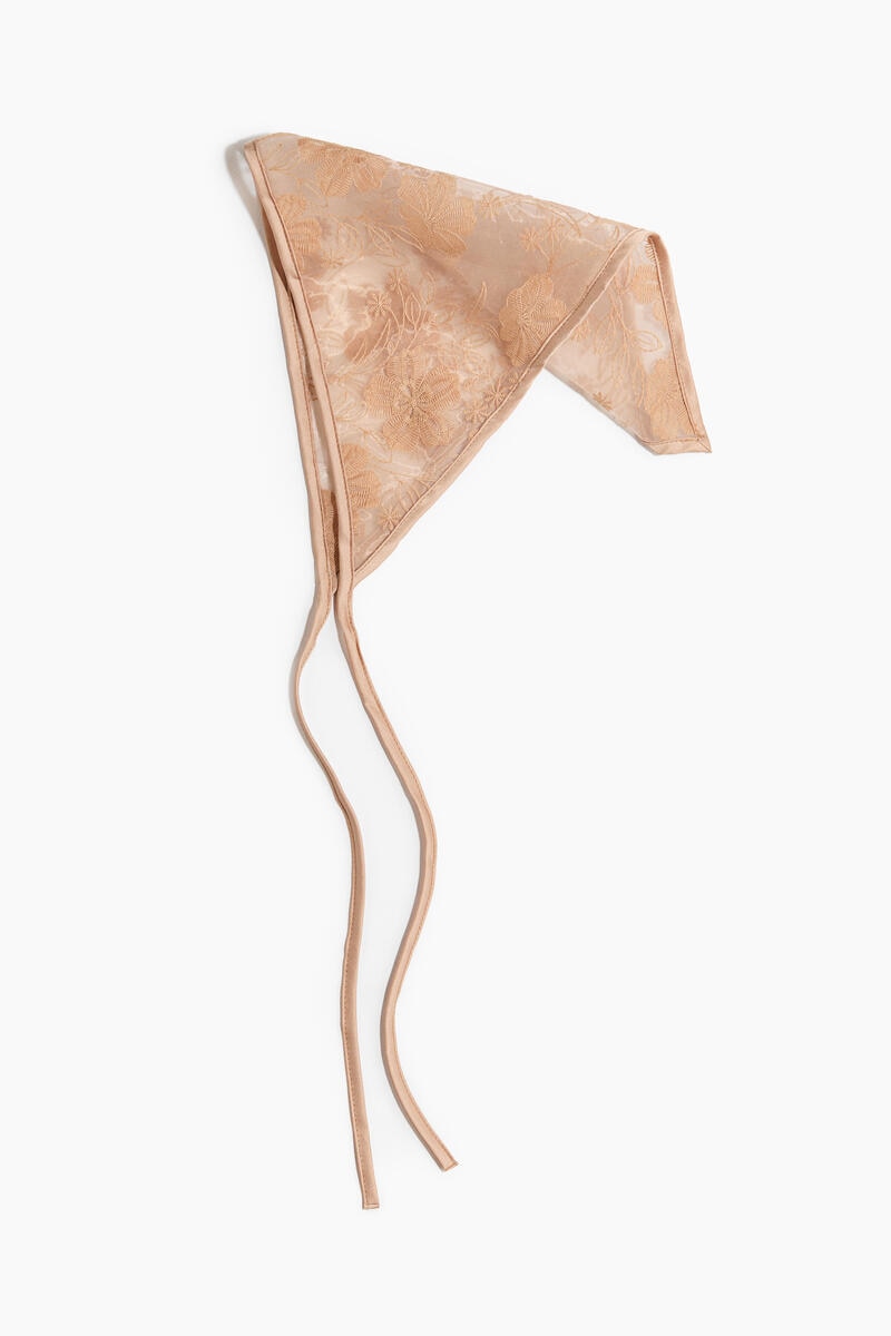 H&M Embroidered head scarf