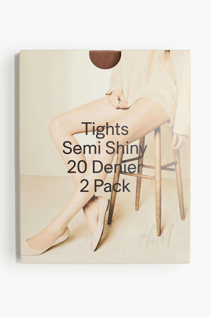 H&M 2-pack 20 denier tights