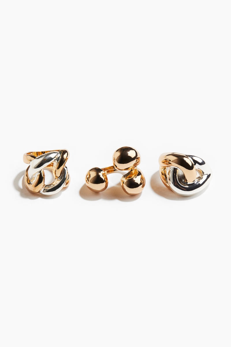 H&M 3-pack rings