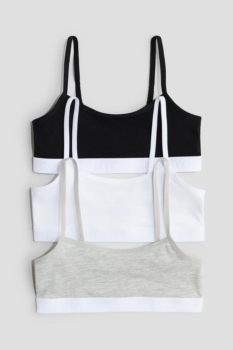 H&M 3-pack jersey tops
