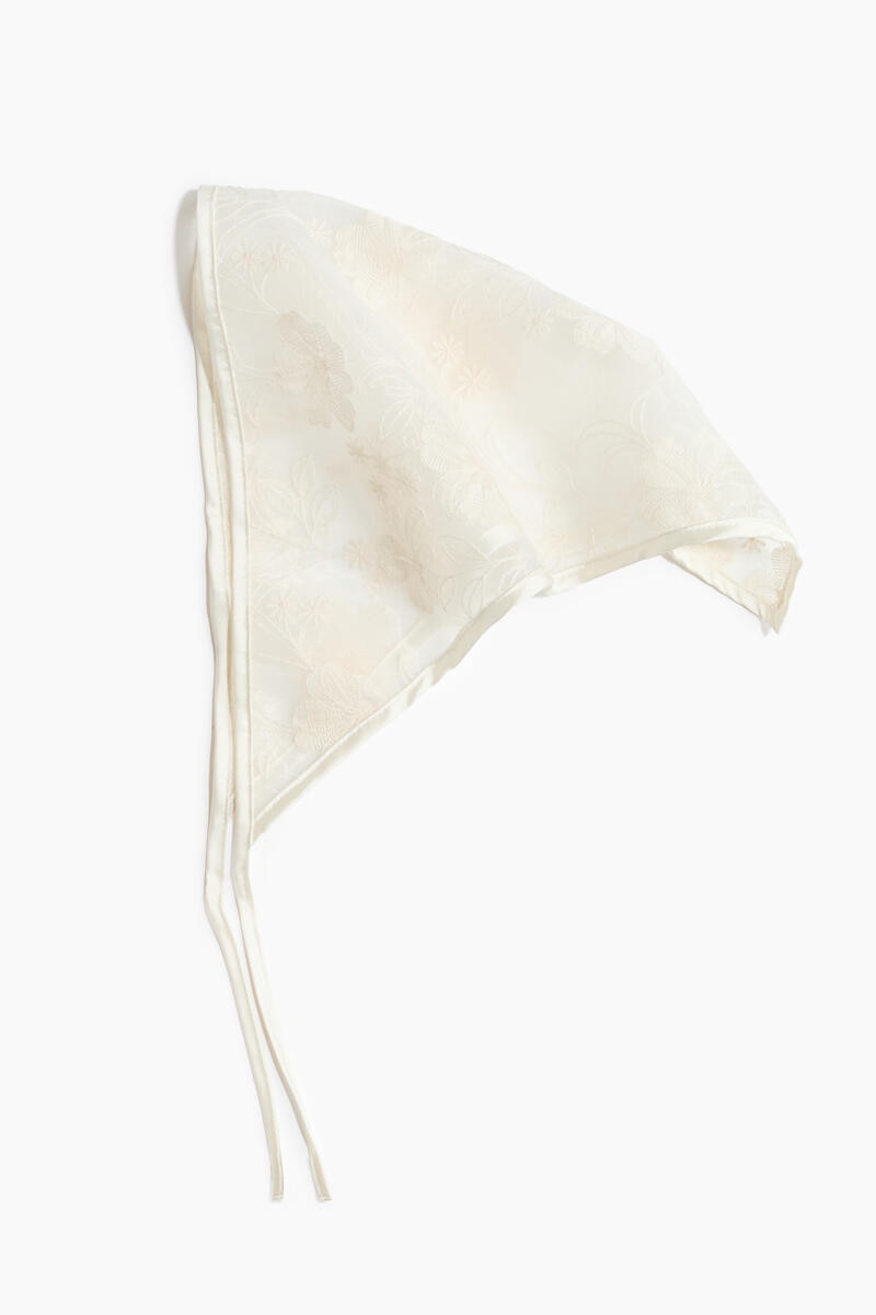 H&M Embroidered head scarf