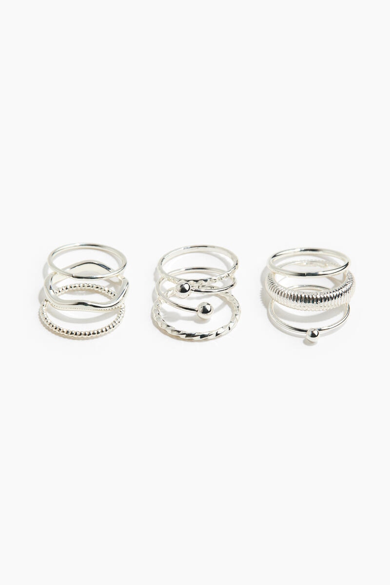 H&M 9-pack rings