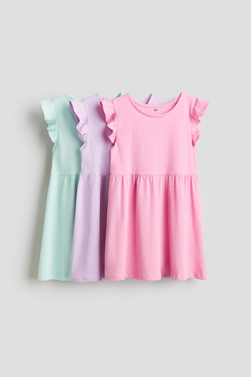 H&M 3-pack jersey dresses