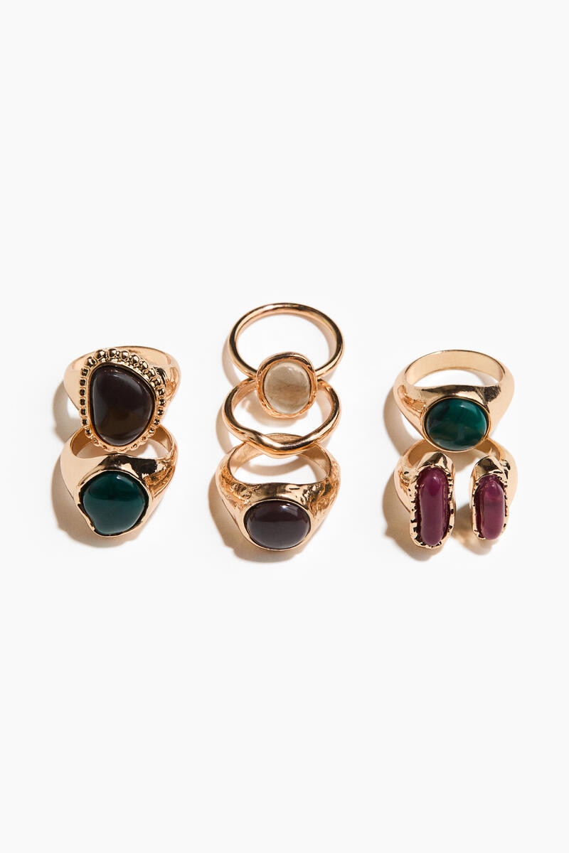 H&M 7-pack rings