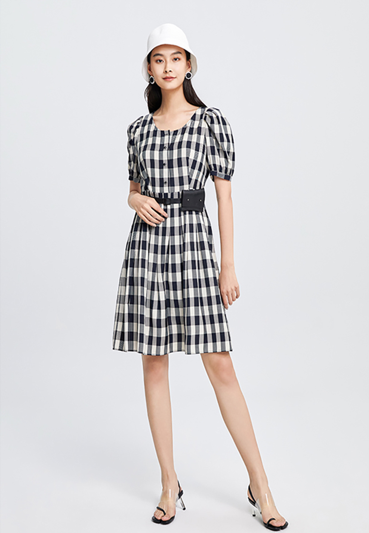 Hopeshow Tether Design Mid-Length Dress