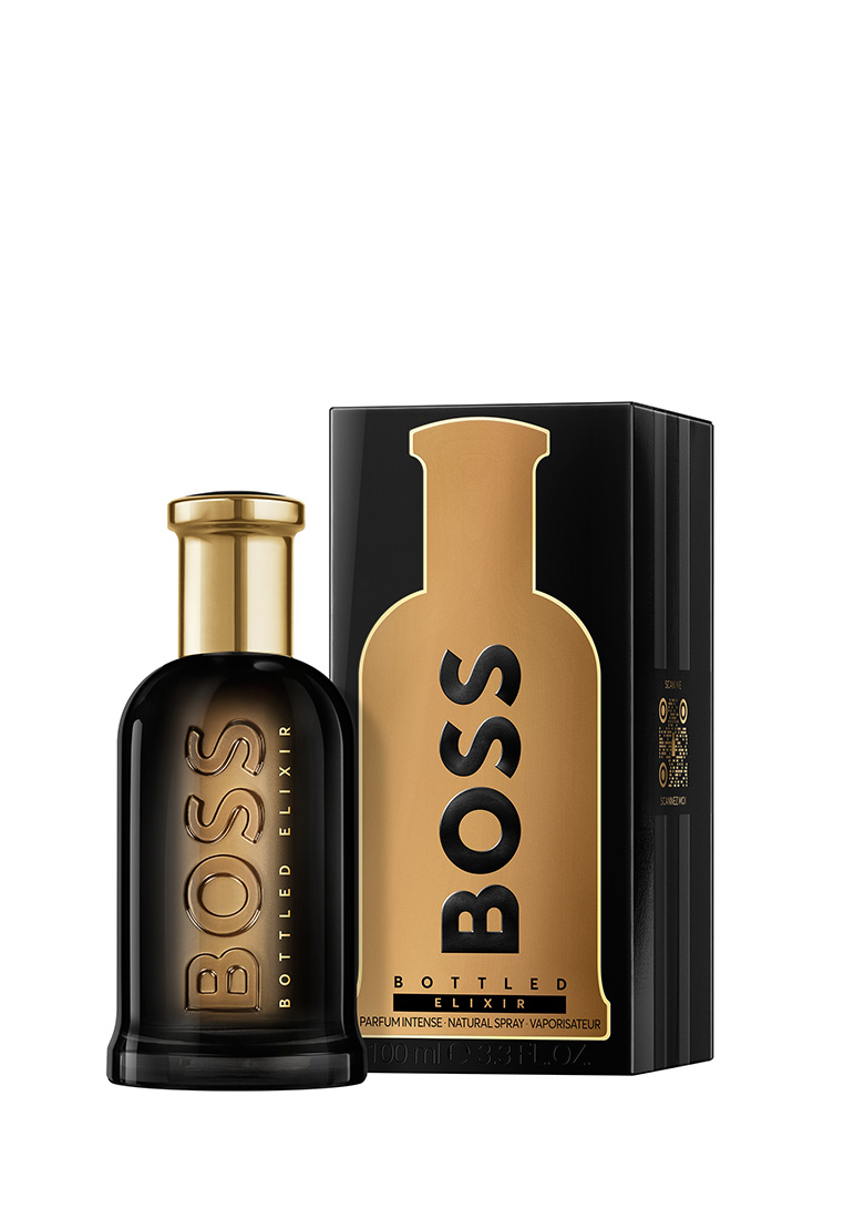 Hugo Boss Fragrances BOSS Bottled Elixir Parfum for Men 100ml - Incense, Vetiver , Cedarwood - Amber