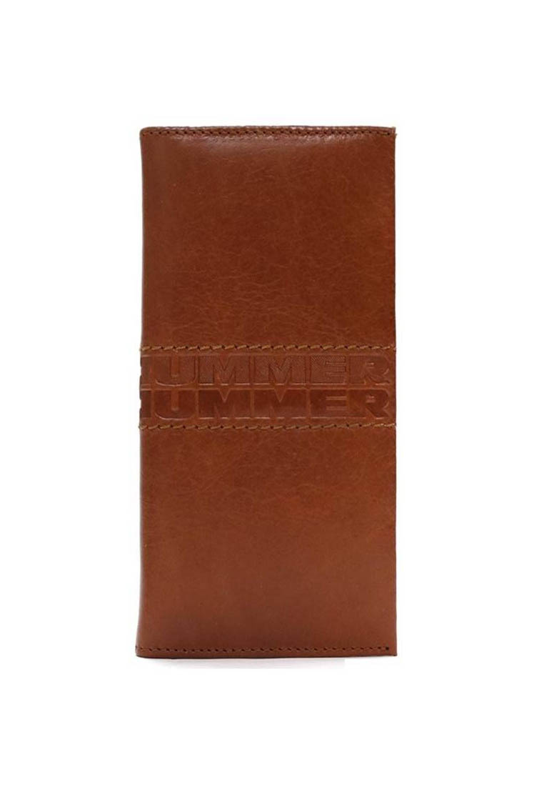 Hummer HUMMER Leather Long Wallet (2 Colors)