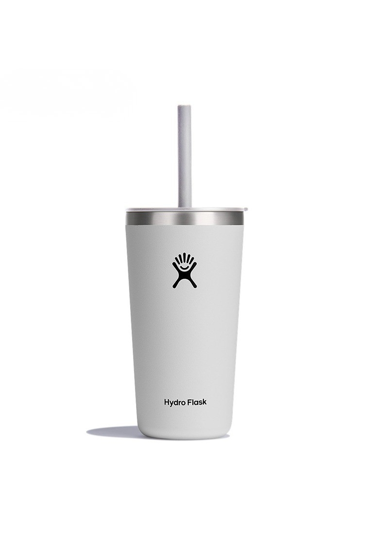 Hydro Flask Hydro Flask Tumbler With Straw Lid White - 20 Oz