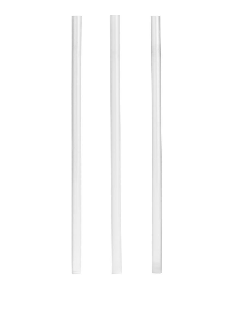 Hydro Flask Hydro Flask Unisex 3 Pack Replacement Straws Accessories Clear