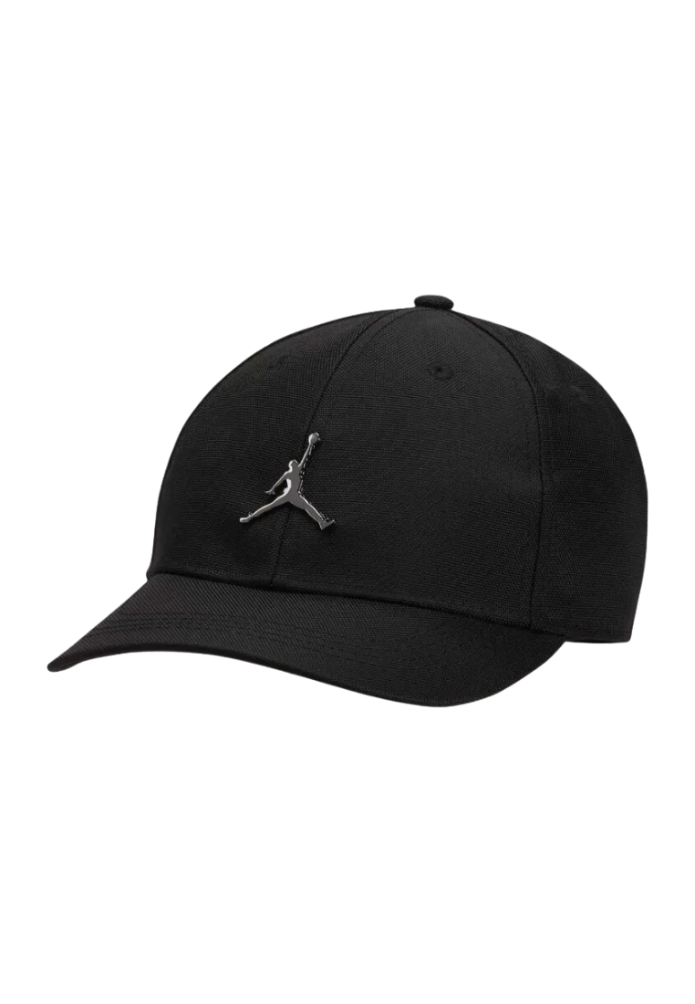 Jordan Jordan Metal Jumpman Curve Brim Cap Black (Big Kids)