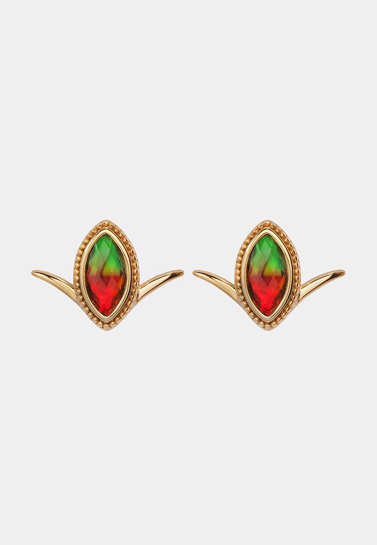 Kaimirra KAIMIRRA AMOUR FLEUR AMMOLITE STUD EARRINGS 054