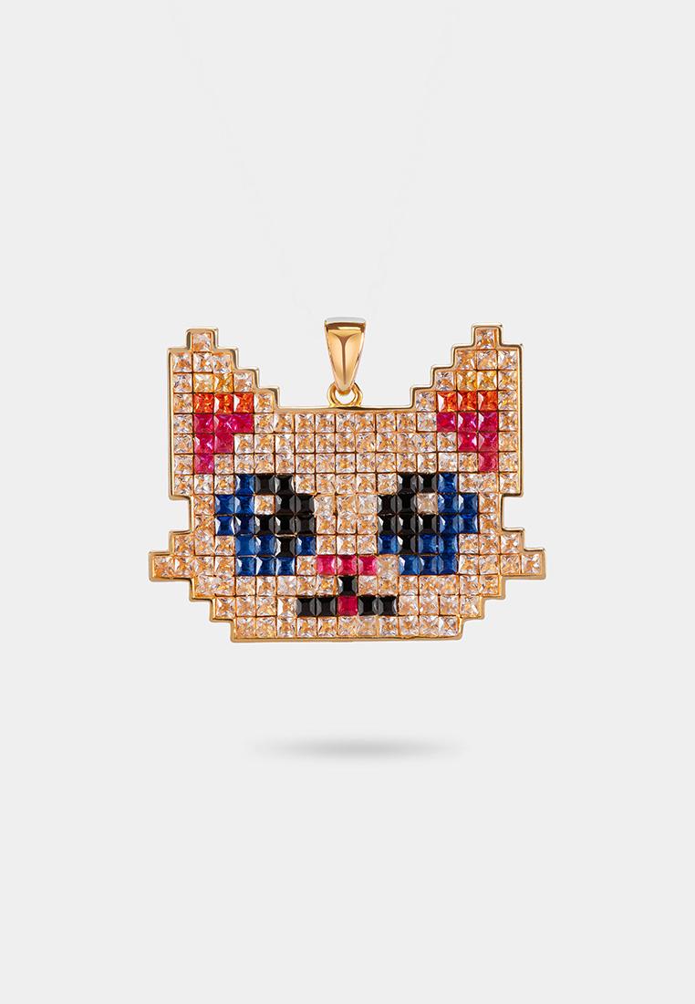 Kaimirra Pixel Cute Cat Pendant 013