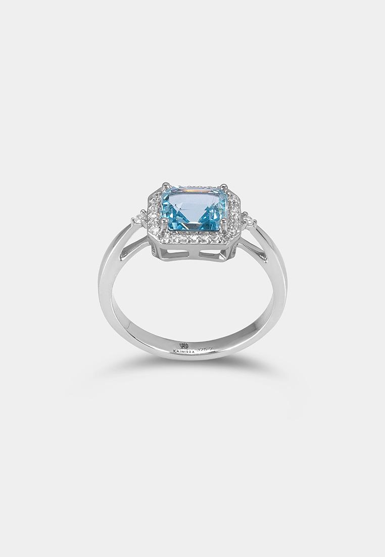 Kaimirra Glow Blue Aquamarine Ring 015