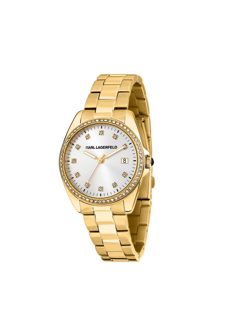Karl Lagerfeld 【2 Years Warranty】KARL LAGERFELD 38mm Women's Grey Essential Quartz Watch R0553101505