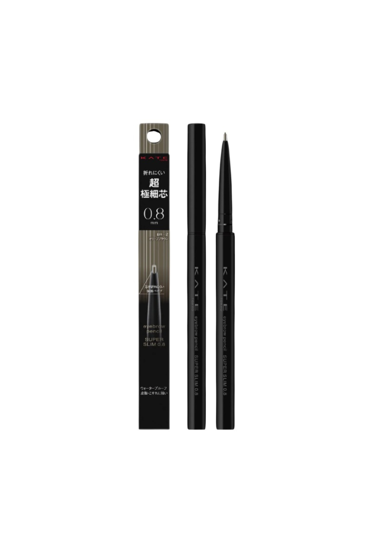KATE KATE Eyebrow Pencil Super Slim 0.8 (#BR-2)(0.02g) BR2