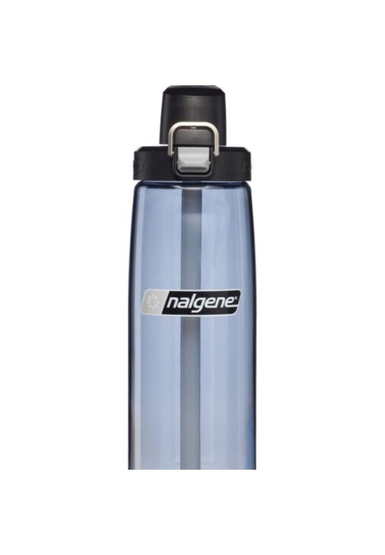 Kinto Nalgene 24Oz Fresh Flow Straw Bottle - Gray With Black Cap