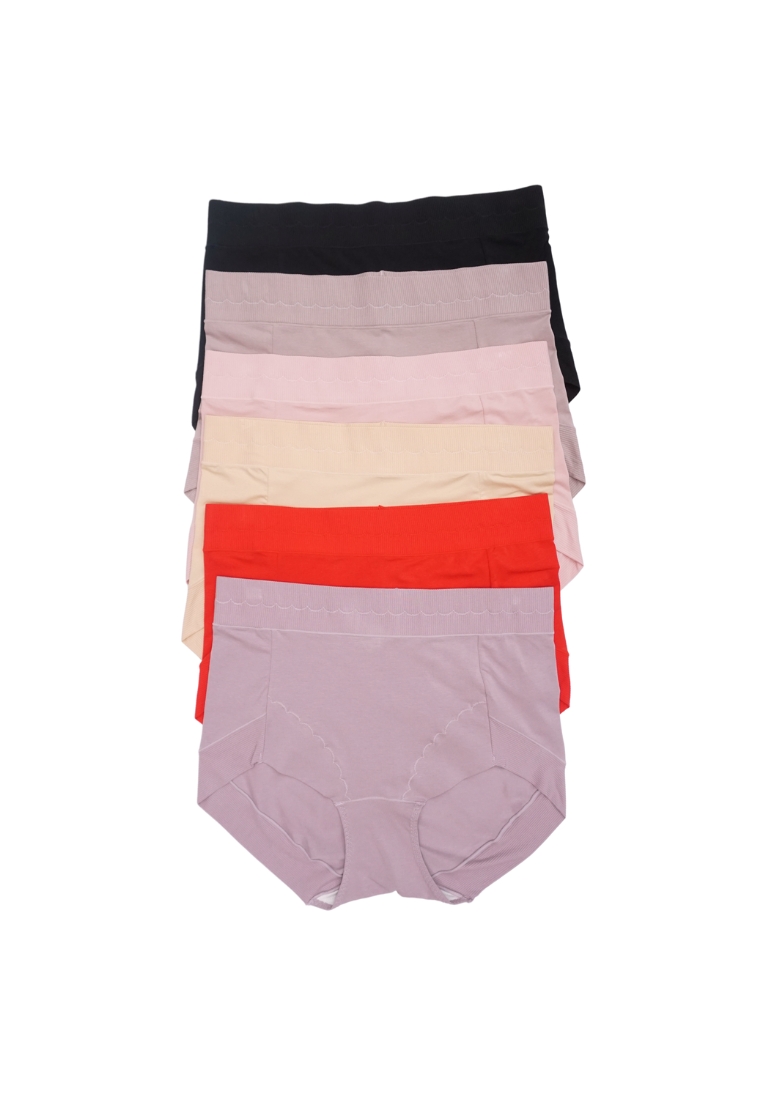 Kiss & Tell 6 Pack Esther Plus Size Shaping Panties Bundle B