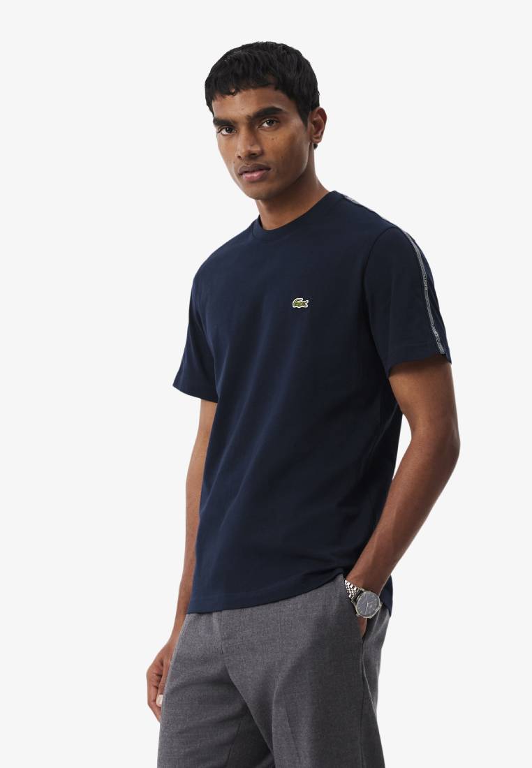 Lacoste Branded Stripe Band T-shirt