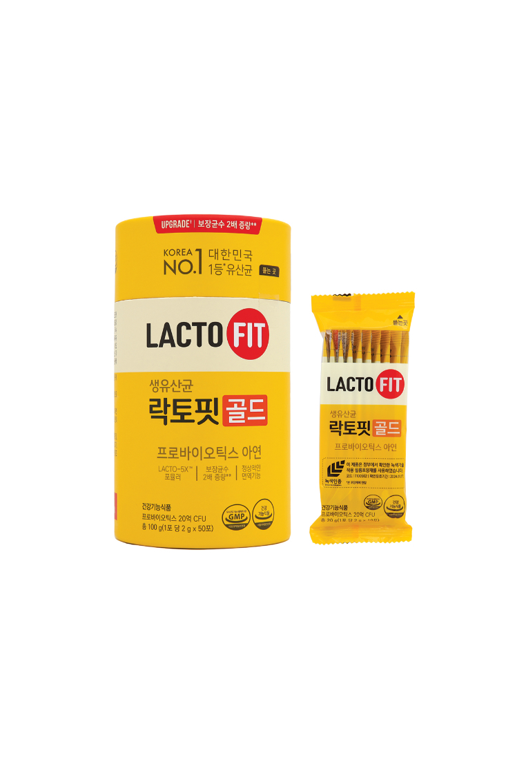 LACTO-FIT Lacto-Fit Upgraded Probiotics, Gold (50pcs)