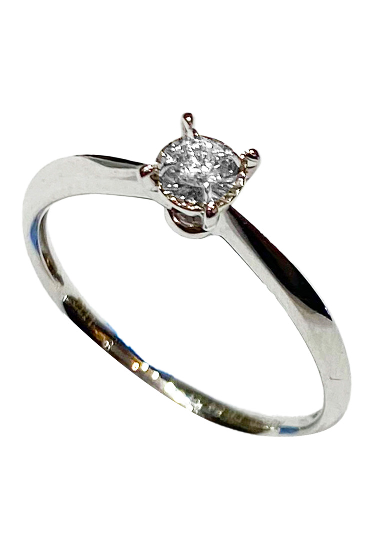 LITZ LITZ 18K White Gold Diamond Ring DR140
